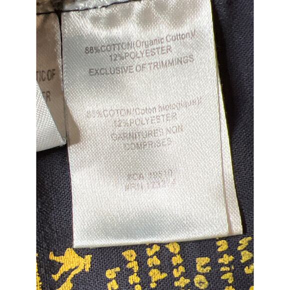 LOLE size 10 jeans, blue organic cotton flare leg low-rise boho hippie - Picture 6 of 12